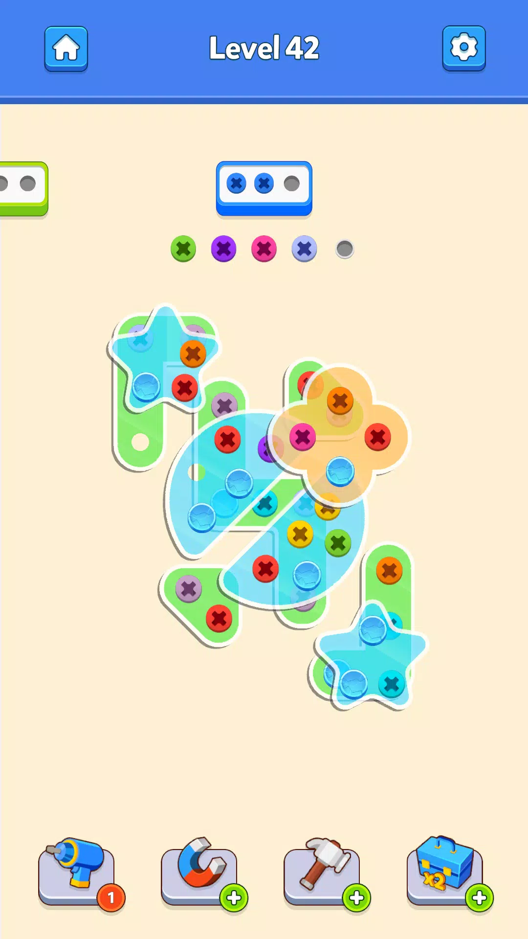 Screw Pin Jam Puzzle Nuts Bolt Скриншот 3