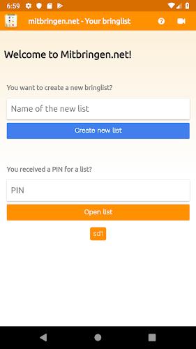Bringlist Screenshot 0