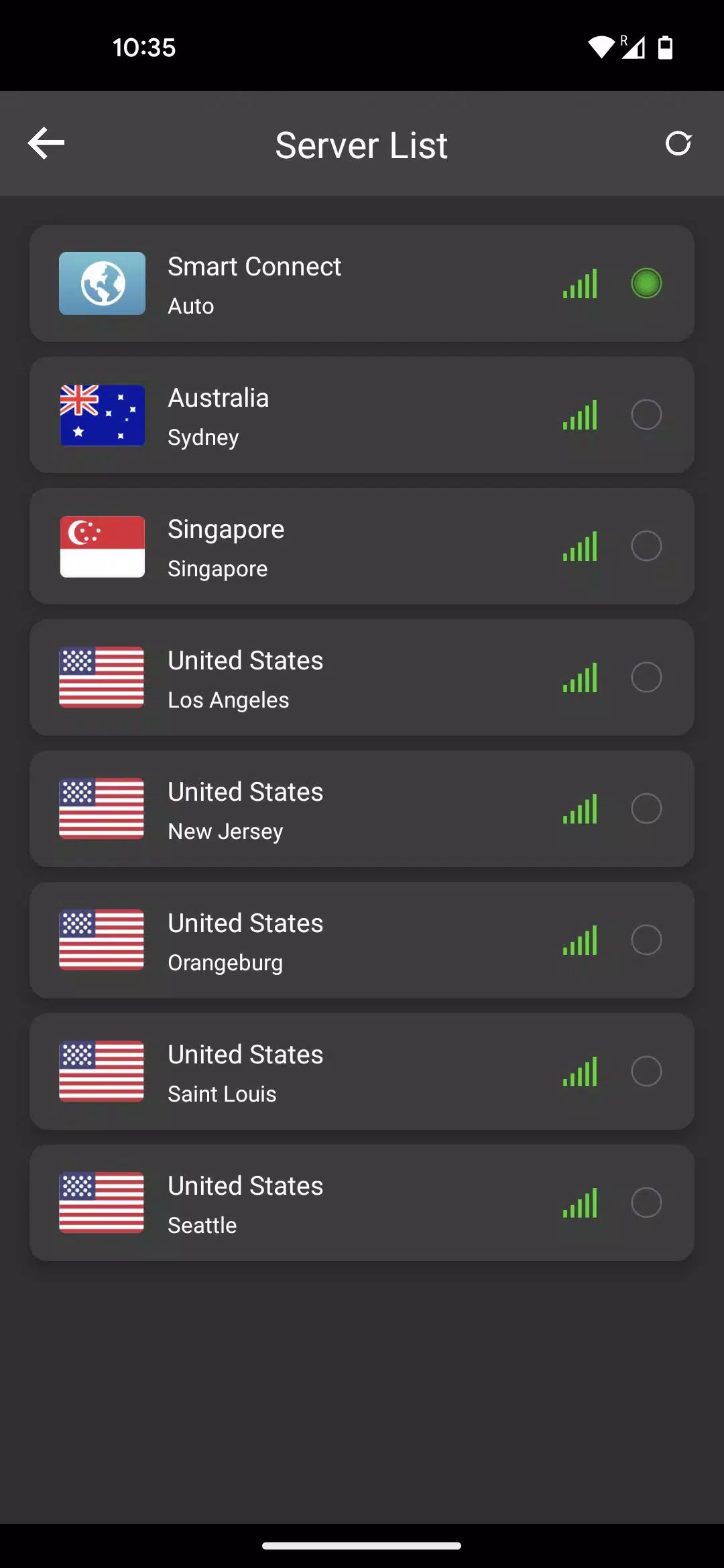 OraVPN Скриншот 1