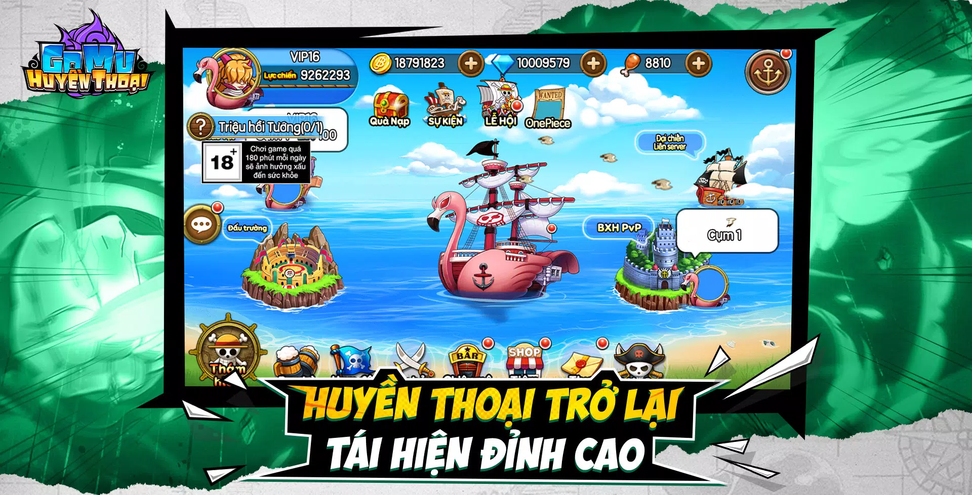 Gomu Huyền Thoại - Đại Chiến Capture d'écran 0