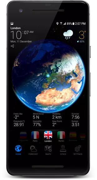 3D EARTH - weather forecast應用截圖第0張