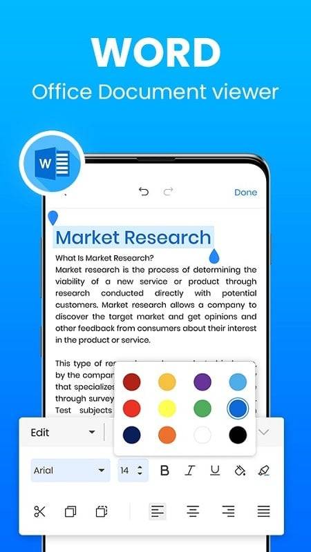 Docx Reader - PDF, XLSX, PPTX スクリーンショット 2