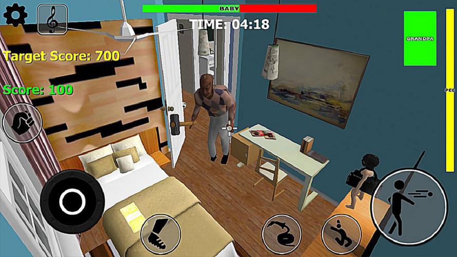Granny Sim: Baby Granny 3D應用截圖第1張
