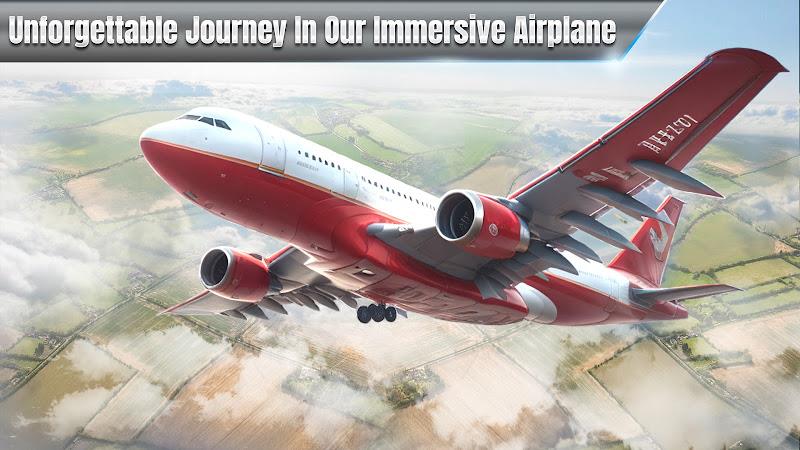 Airplane Game: Pilot Simulator Скриншот 1