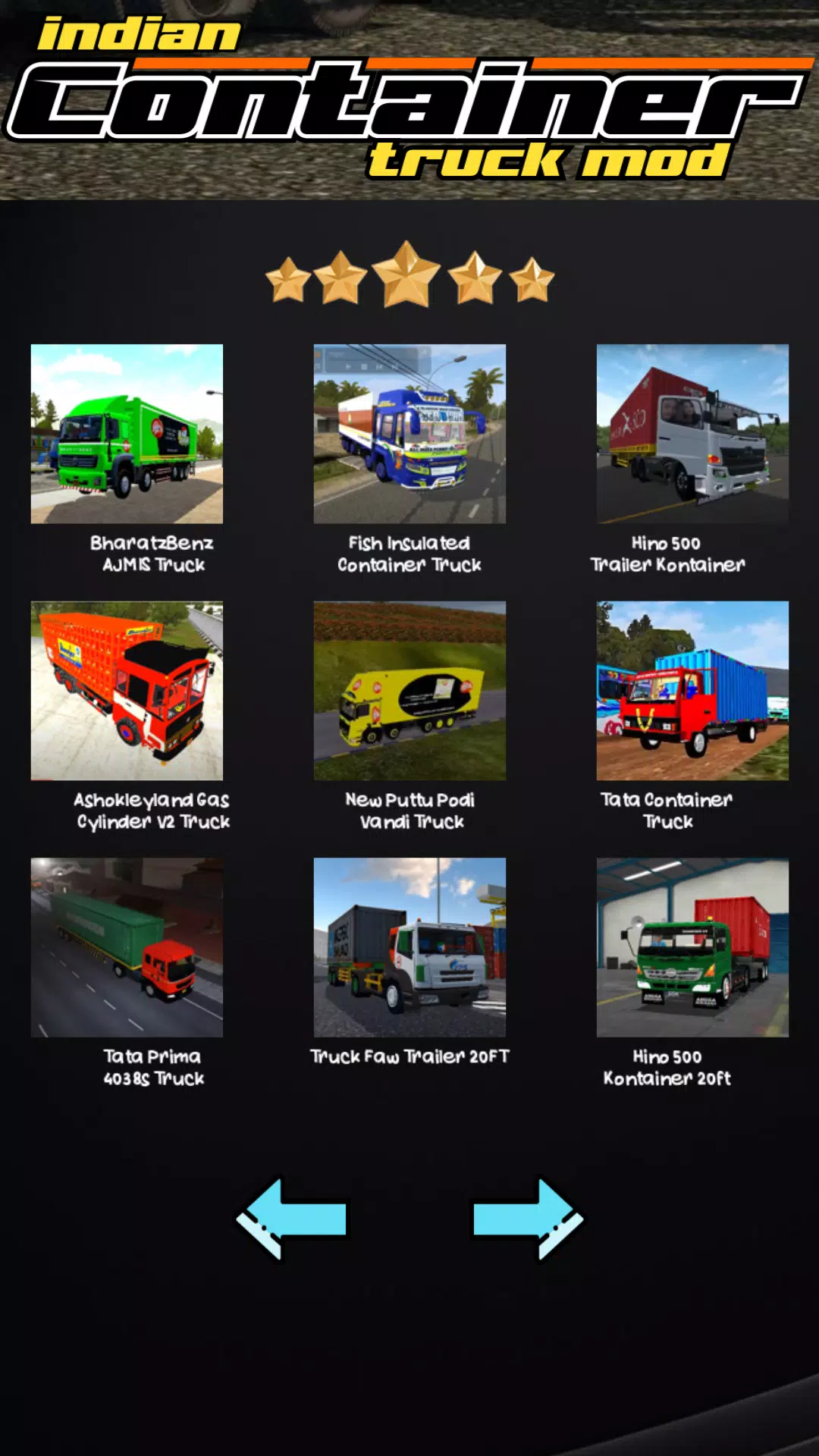 Indian Container Truck Mod Скриншот 2