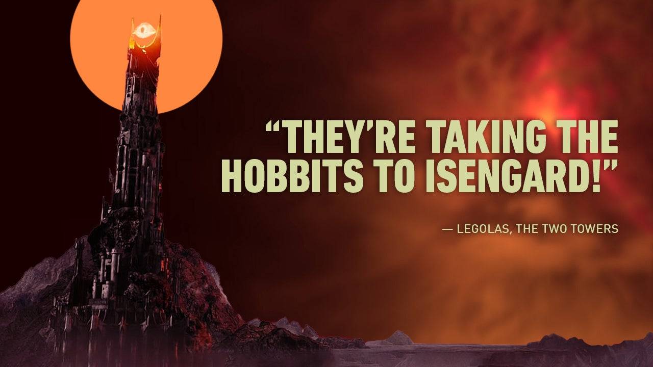 勒苟拉斯發現哈比人俘虜