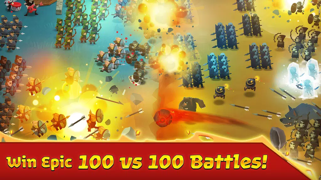 Battle Legion: Mass Troops RPG Скриншот 1