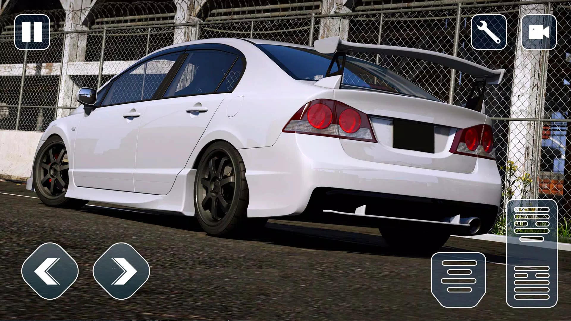 Furious Civic Car City Race Capture d'écran 0