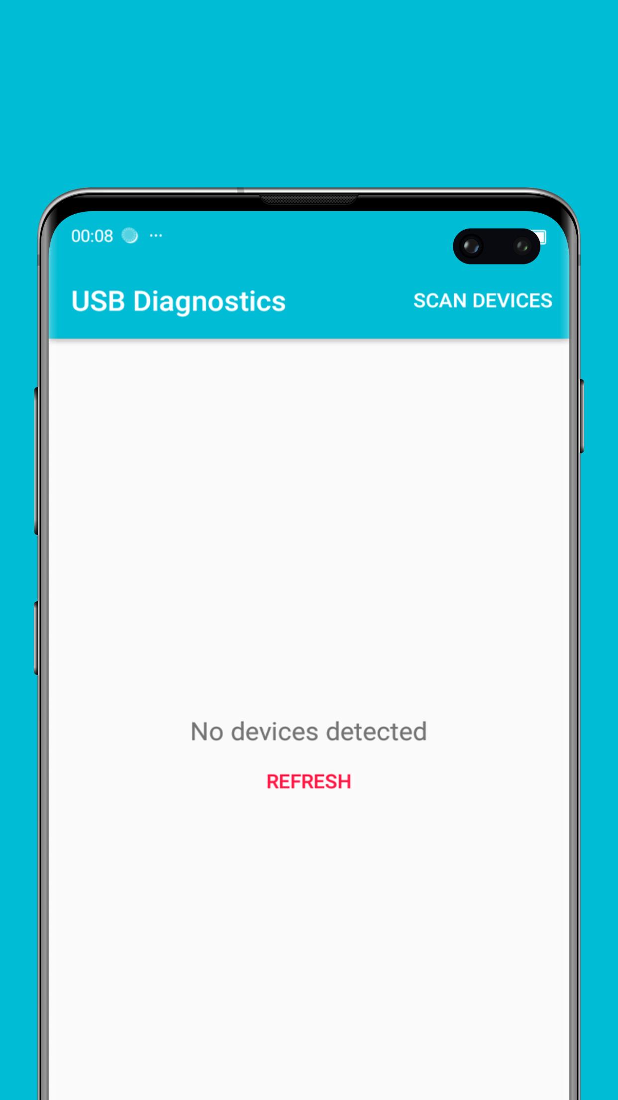 USB diagnostics Captura de pantalla 3