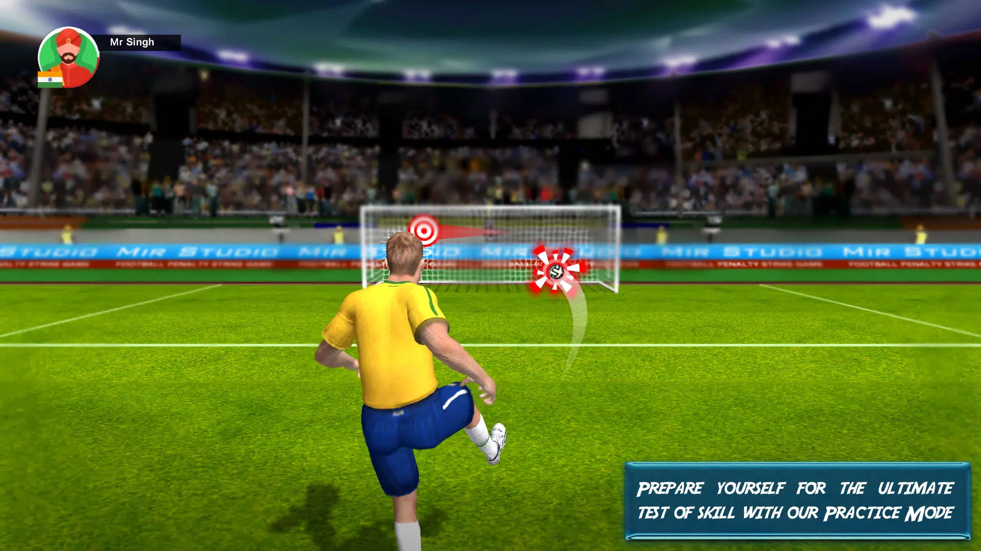 FootBall Penalty ShootOut Captura de pantalla 1