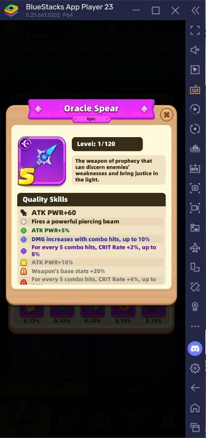 Archero 2 Oracle Gear Set Visual Guide