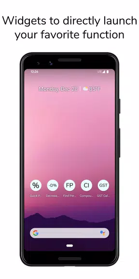 Quick Percentage Calculator 스크린샷 1