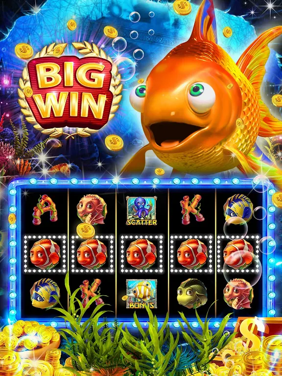 Goldfish Slots: Free Golden Casino Slot Machines Скриншот 0