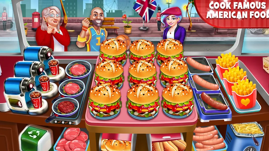 Food truck Empire Cooking Game स्क्रीनशॉट 2