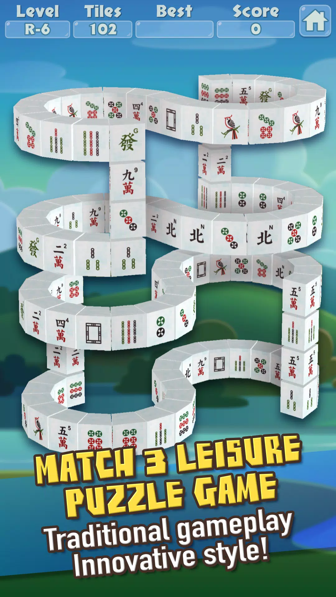 3D Mahjong Triple Tile Match Скриншот 0