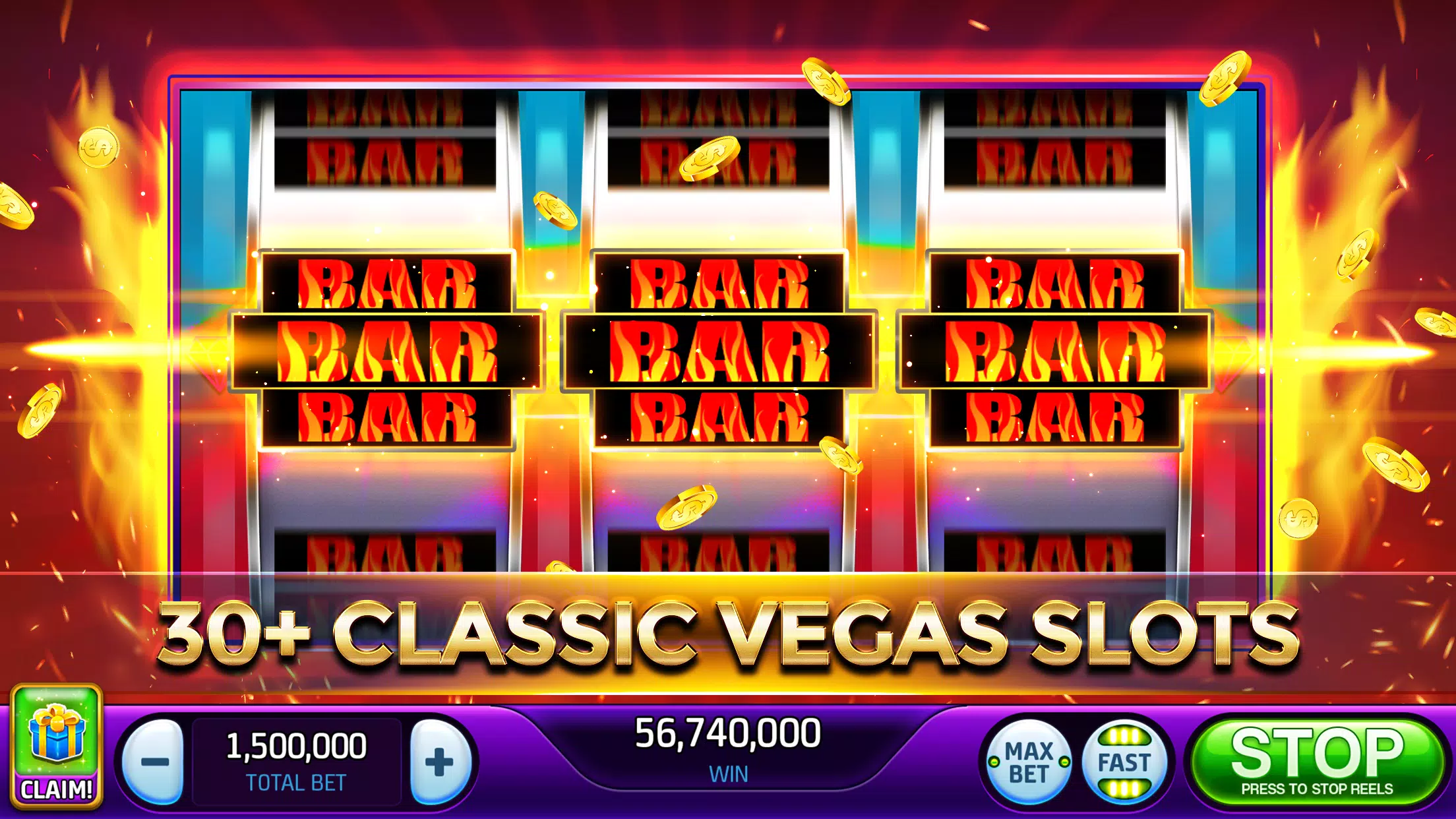 Vegas Classic Slots—777 Casino Ảnh chụp màn hình 0