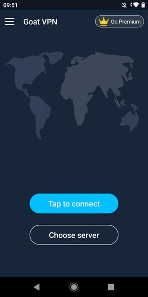Goat VPN ဖန်သားပြင်ဓာတ်ပုံ 0