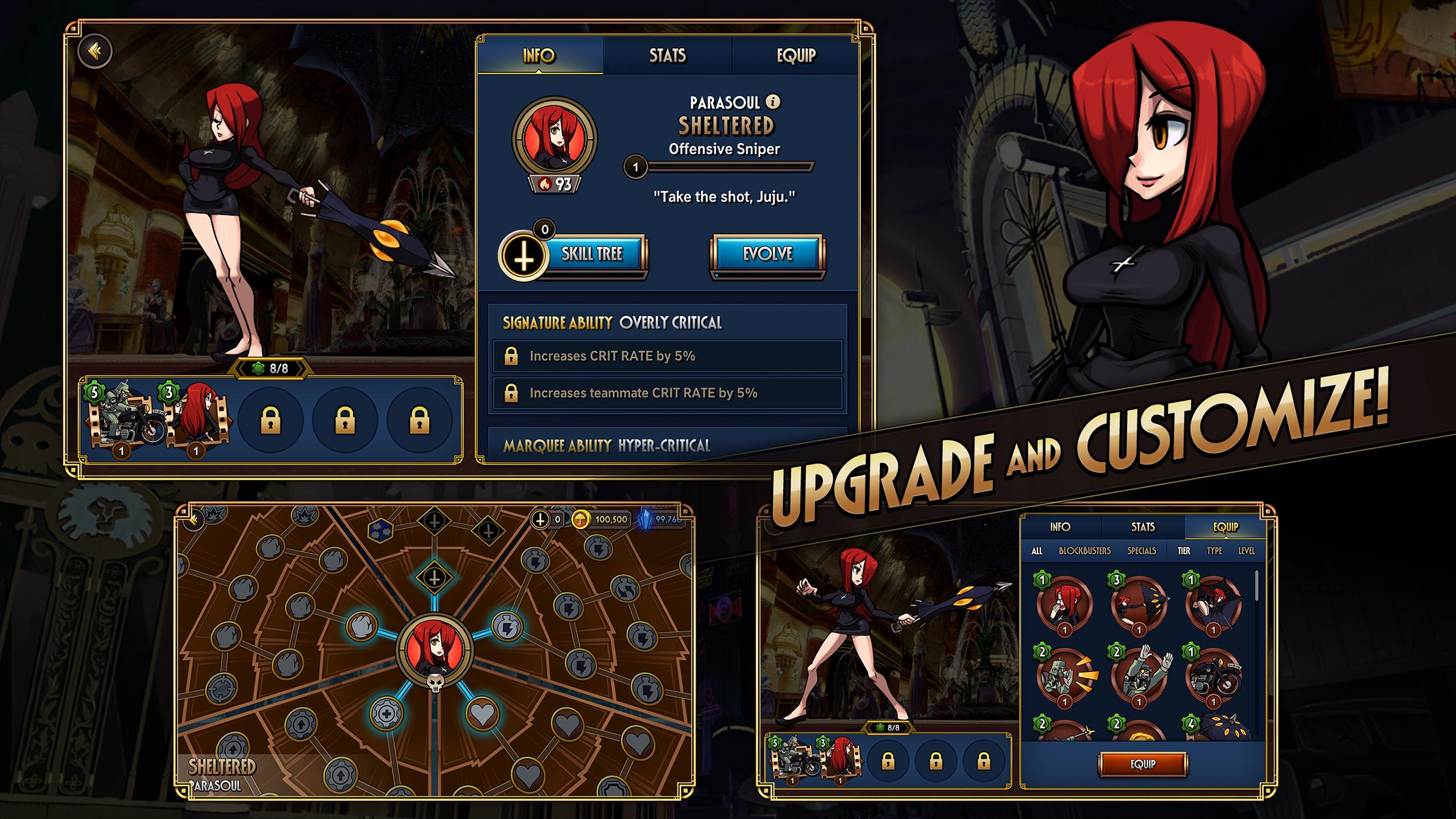 Skullgirls：格斗RPG应用截图第3张