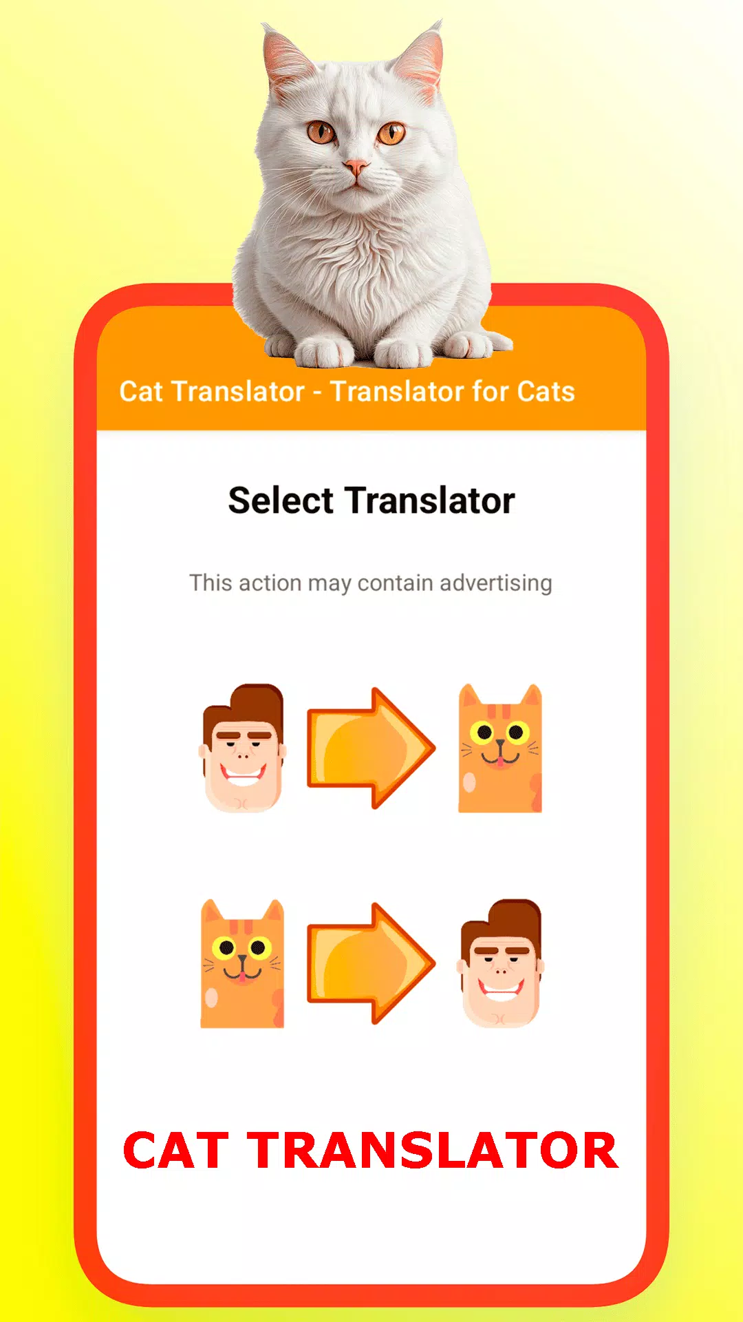 Translator for Cats Prank Скриншот 1