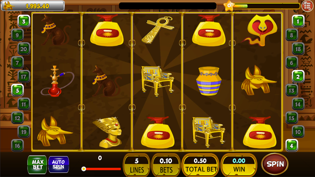Classic Cleopatra Egypt Slot Machine ♛應用截圖第2張