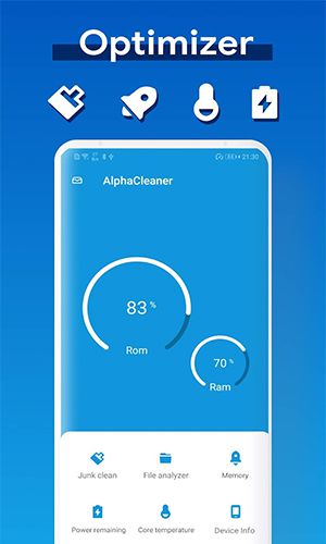 Alpha Cleaner - Cleanup Junks 스크린샷 0