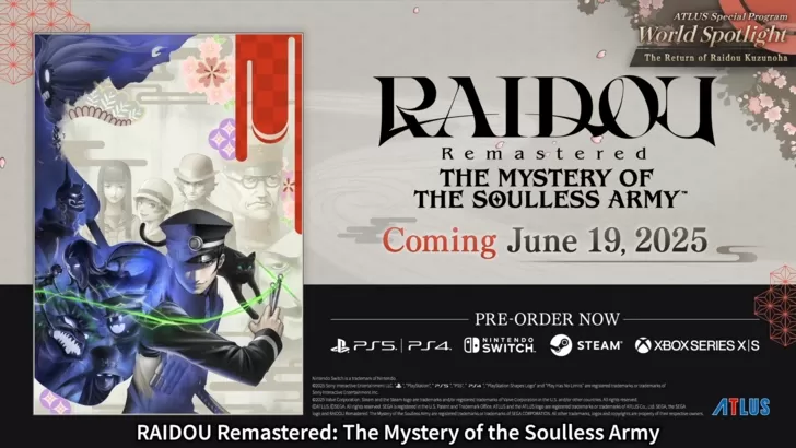 Raidou Remastered Erscheinungsdatum und Uhrzeit