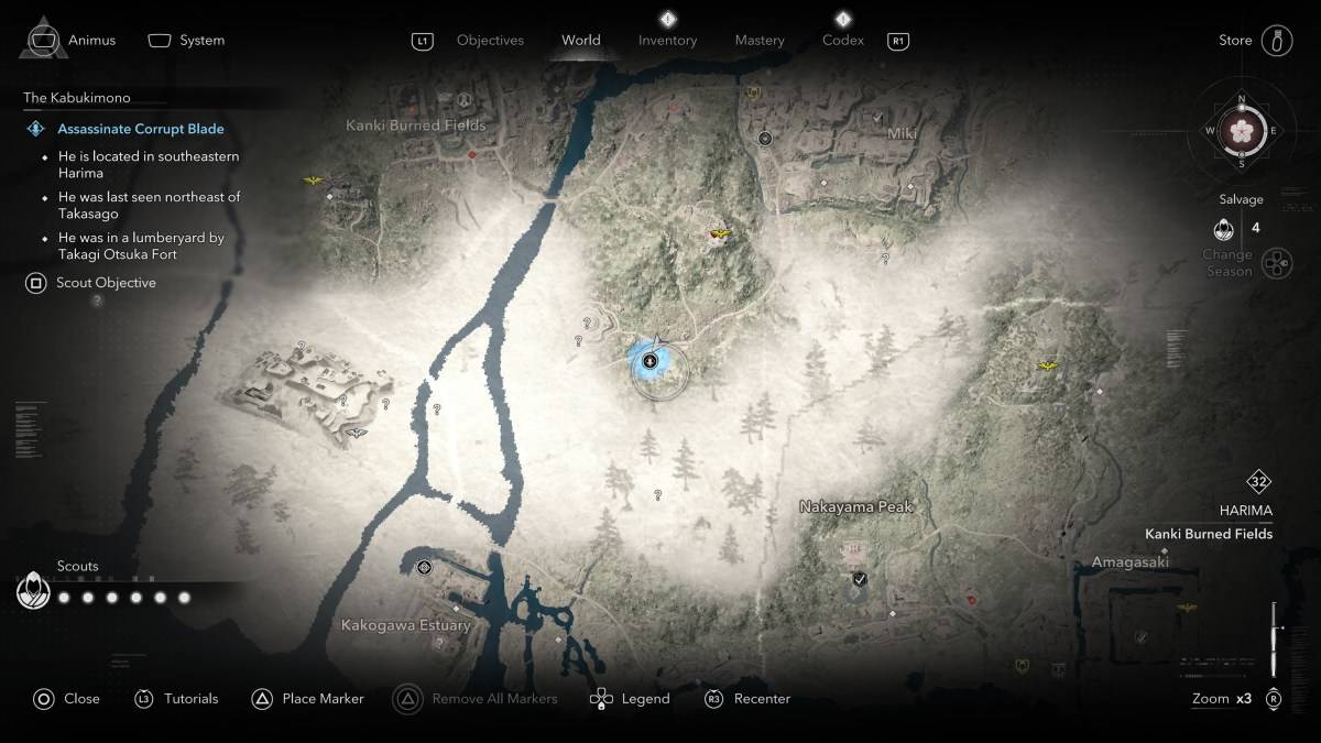 刺客信条中的所有Kabukimono成员如何和何处找到所有的Kabukimono成员