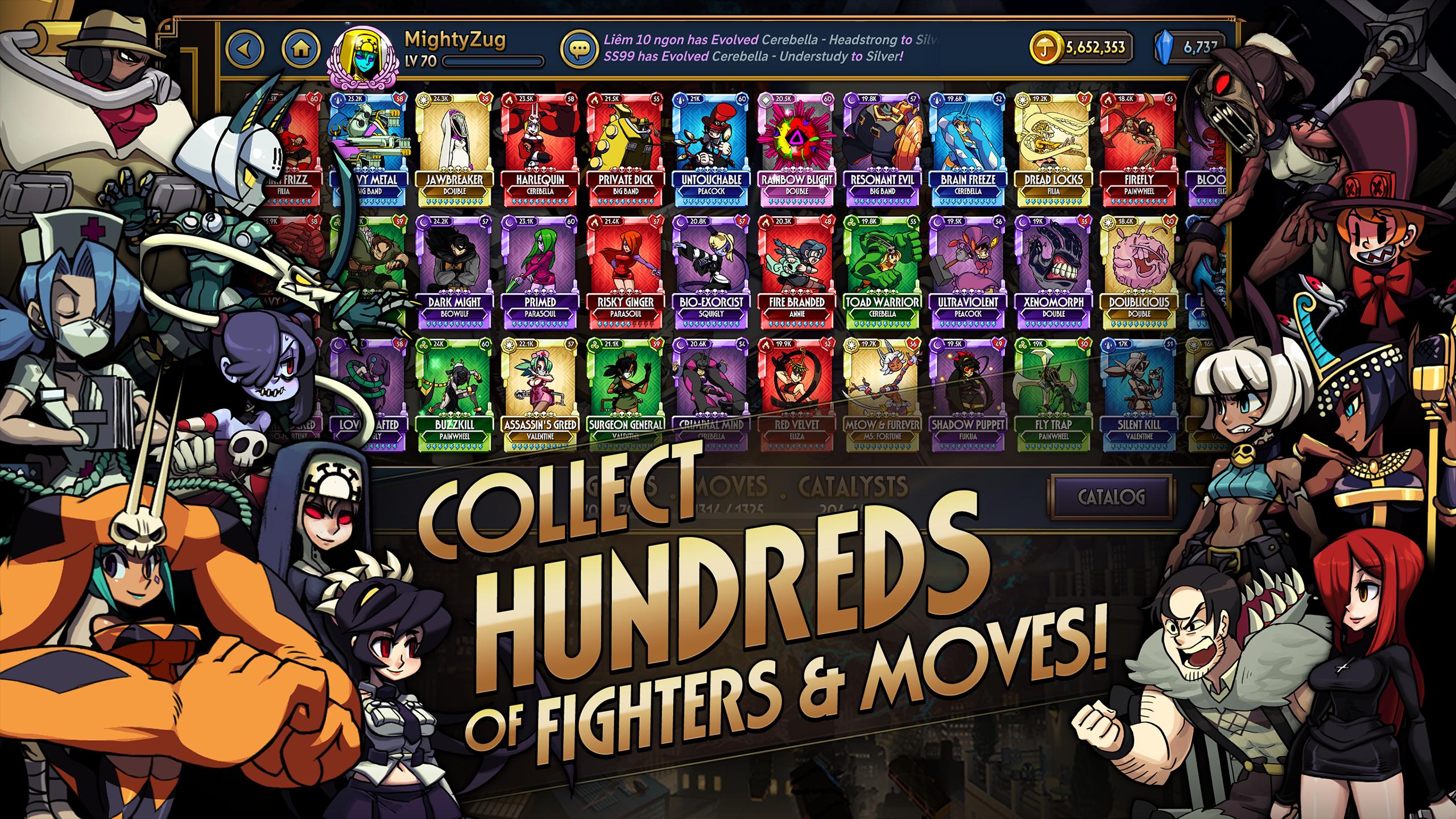 Skullgirls：格斗RPG应用截图第2张
