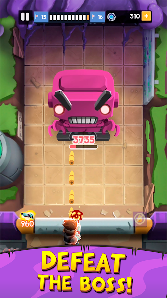 Gun Blast: Bricks Breaker! Captura de pantalla 1