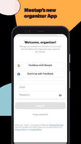 Meetup for Organizers Скриншот 1