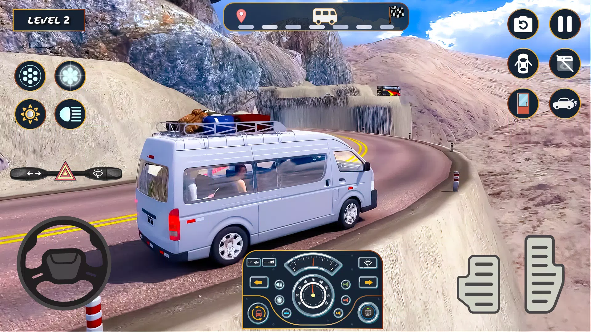 Van Simulator Dubai Van Games Captura de pantalla 0
