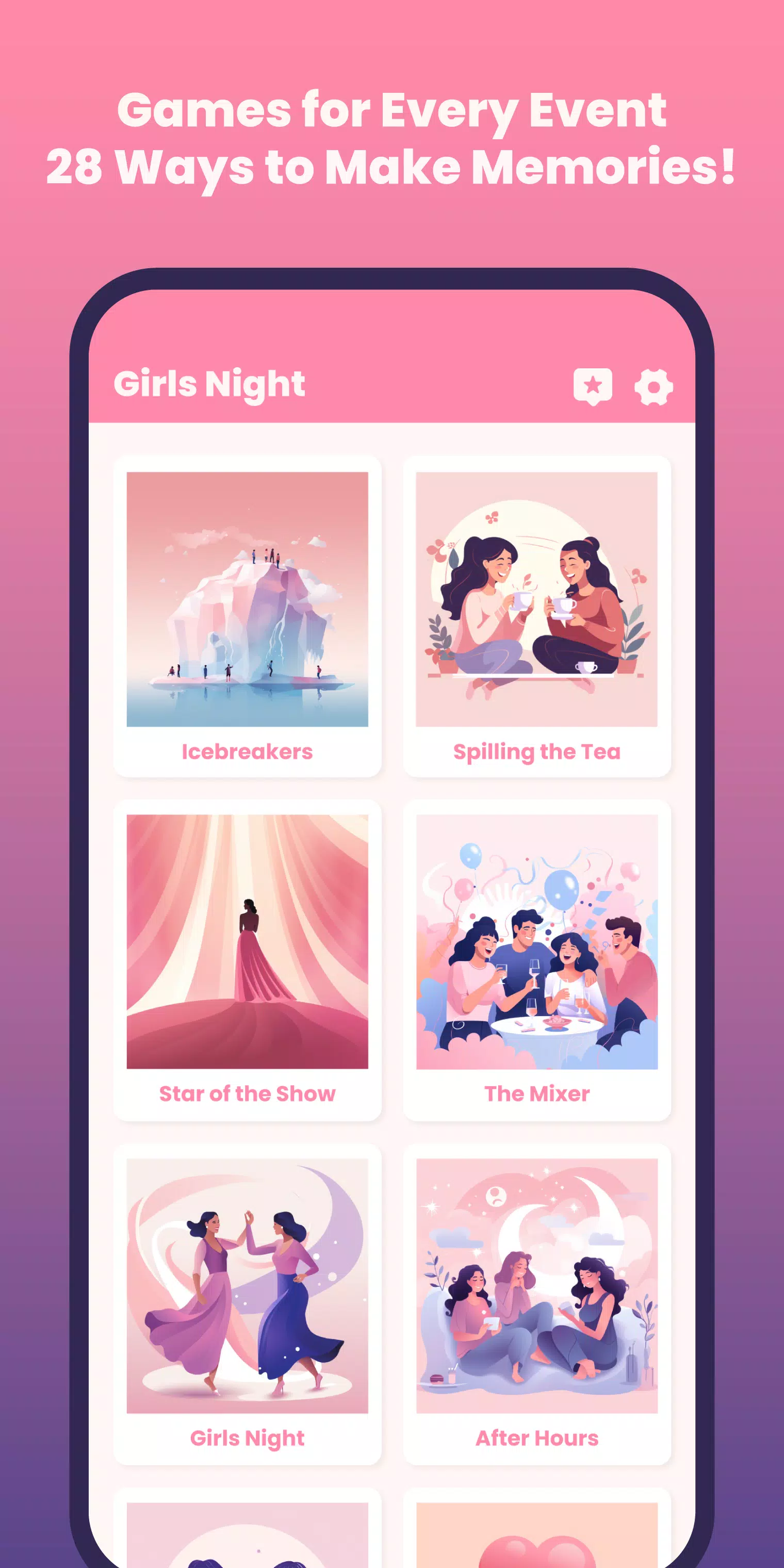 Girls Night - Group Party Game Screenshot 0