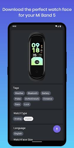 Mi Band 5 Watch Faces應用截圖第2張