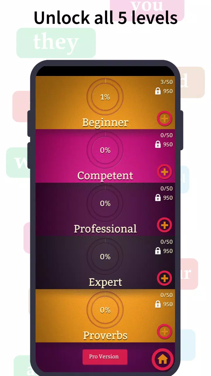 Learn English Sentence Master Captura de pantalla 2