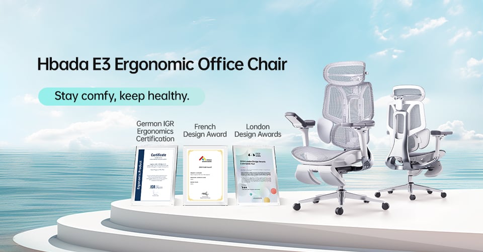 HBADA E3 Ergonomic Gaming Chair - Award