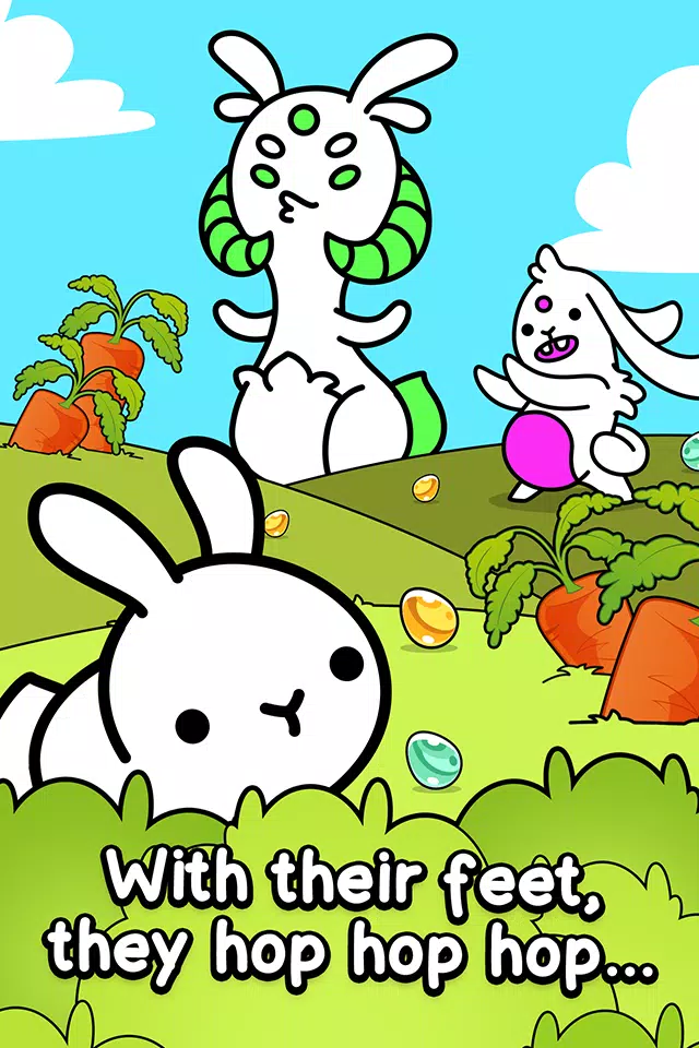 Rabbit Evolution: Merge Bunny スクリーンショット 0