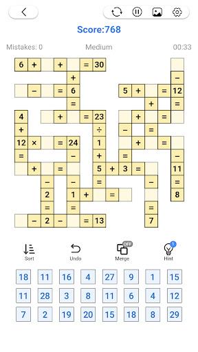 Math Number: Cross Math Puzzle应用截图第1张