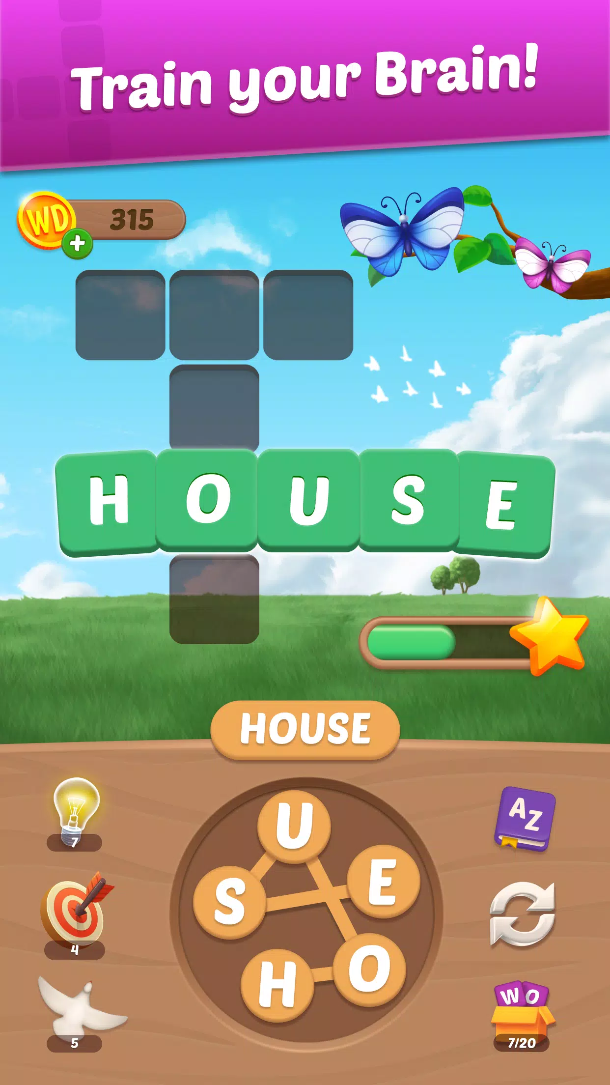 Wordington: Word Hunt & Design Screenshot 1