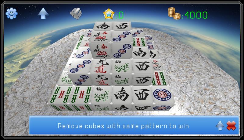 Mahjong 3D Cube Solitaire スクリーンショット 0
