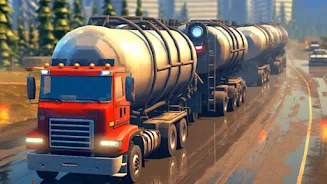 Oil Cargo Transport Truck Game應用截圖第1張