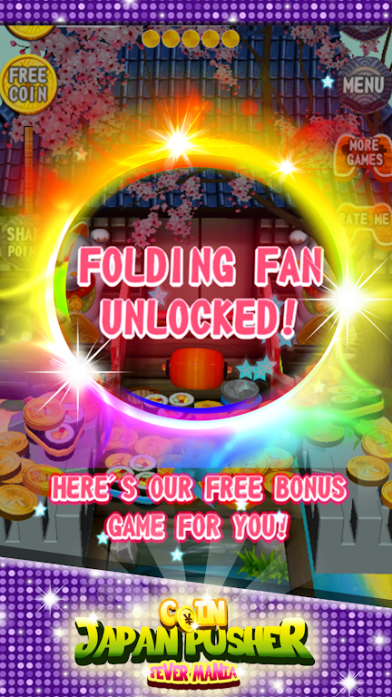 Coin Japan Pusher Fever Mania Captura de pantalla 1