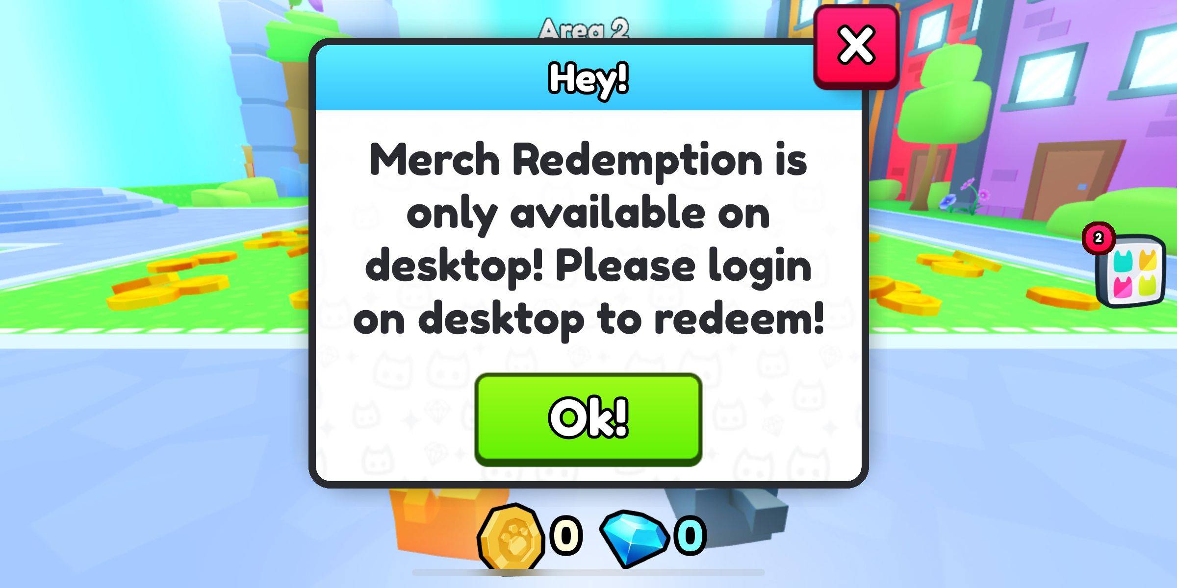 Image: Additional Screenshot Related to Code Redemption