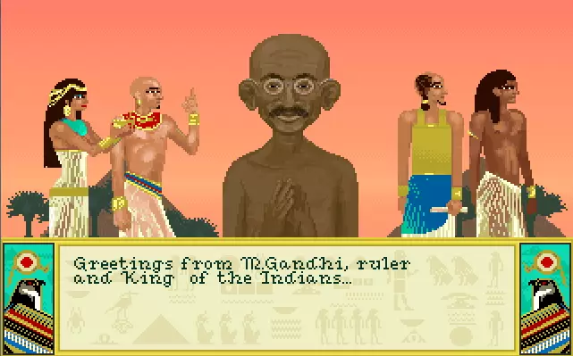 Ang mga tunog tulad ng Gandhi ay paparating na DLC para sa Civ 7. Image Credit: Firaxis.