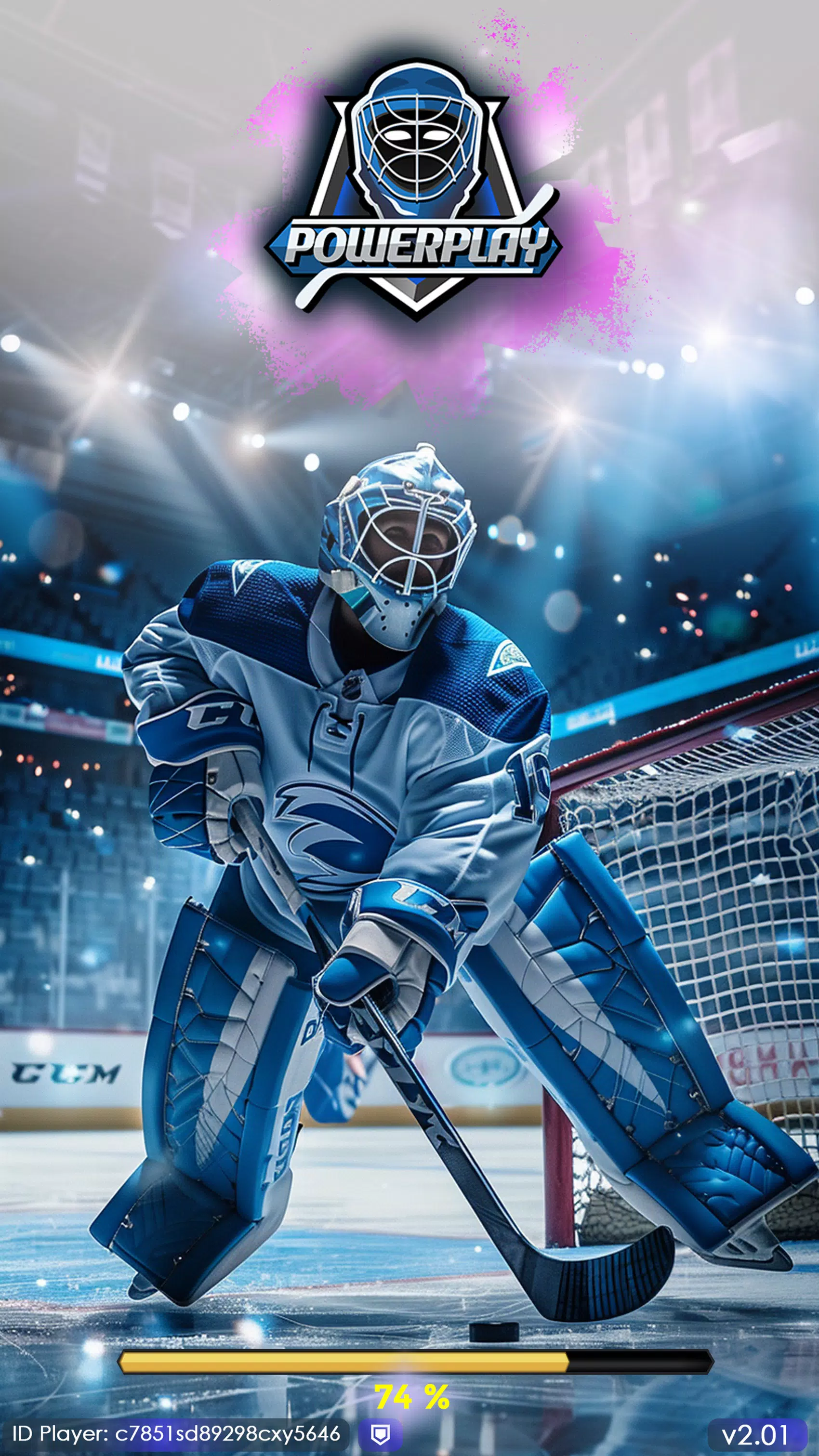 PowerPlay: Ice Hockey PvP Game Captura de pantalla 0