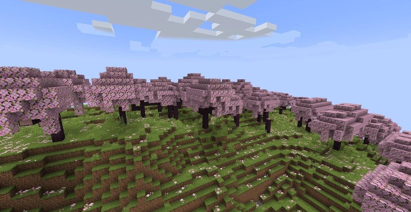 Cherry Wood in Minecraft