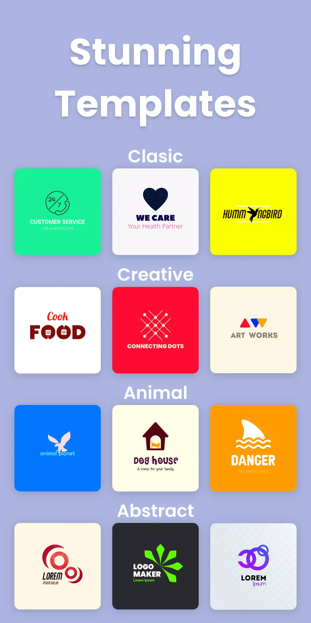 Logoshop - Logo Maker Free & Graphic Design App Скриншот 0
