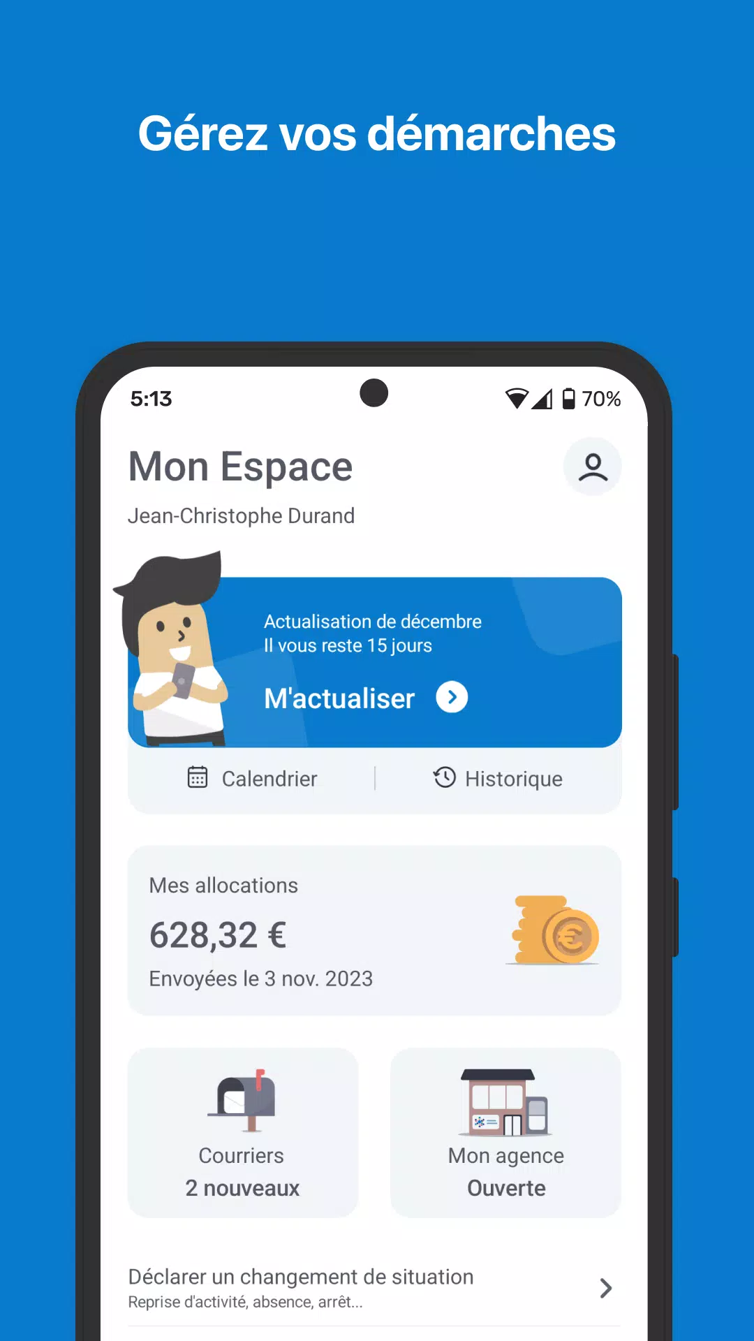 Mon Espace - France Travail Скриншот 0
