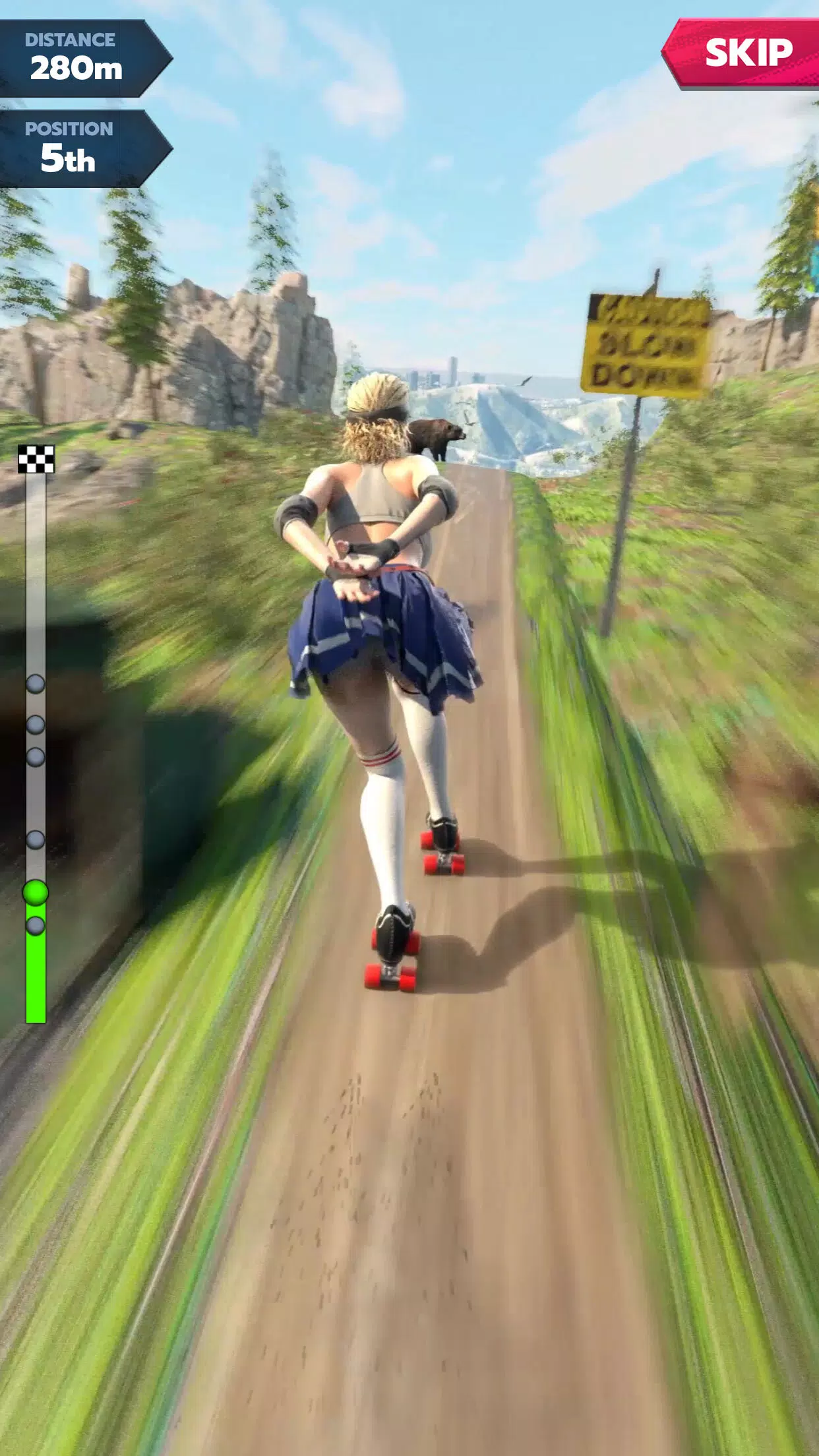 Downhill Race League Captura de pantalla 1