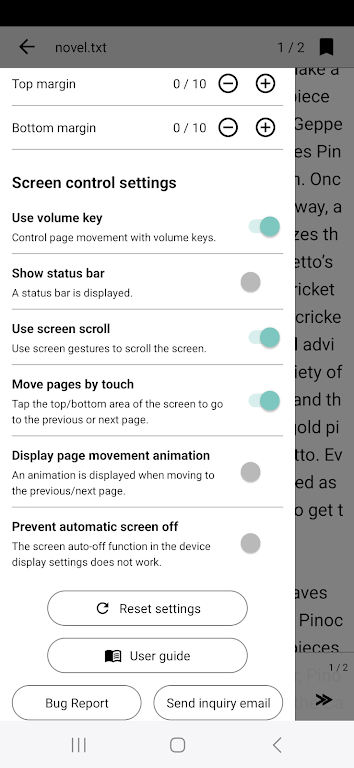 Readbook - Text Viewer Tangkapan skrin 2