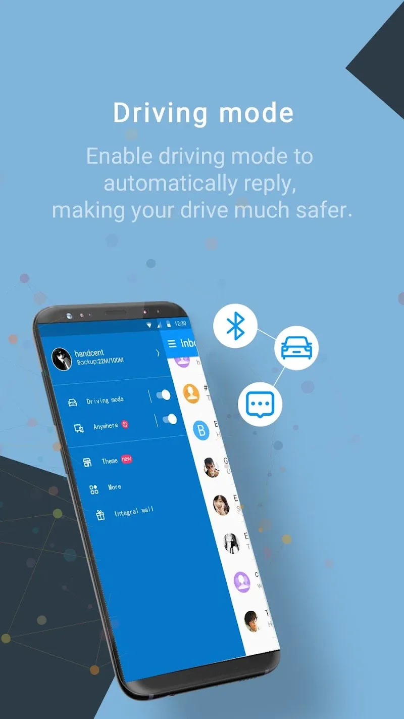 Handcent Next SMS messenger स्क्रीनशॉट 0